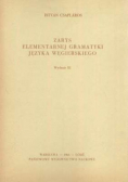 Zarys elementarnej gramatyki języka węgierskeigo