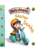Mały chłopiec. Skuter Janka