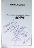 Wiersze które napisałam dla ciebie Agape