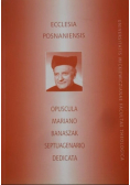 Opuscula Mariano Banaszak Septuagenario Dedicata