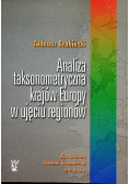 Analiza taksonometryczna krajów Europy w ujęciu regionów