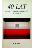 40 lat władzy komunistycznej w Polsce