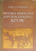 Historia społeczna republikańskiego Rzymu