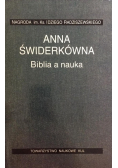 Anna Świderkówna Biblia  a nauka