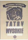 Tatry Wysokie Przewodnik taternicki Tom 12