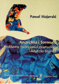 Anarchia i formuły  Problemy twórczości poetyckiej