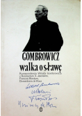 Gombrowicz walka o sławę