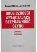 Marek Andrzej - Okoliczności wyłączające bezprawność czynu