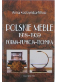 Polskie meble 1918 do 1939 Forma funkcja technika