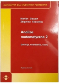 Analiza matematyczna 2 przykłady i zadania