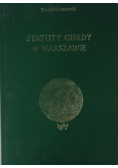 Statuty Giełdy w Warszawie