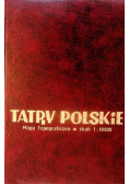 Tatry polskie mapa topograficzna w skali 1 10000