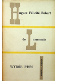 De lamennais wybór pism
