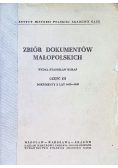 Zbiór dokumentów małopolskich Część III