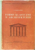 Formy klasyczne w architekturze