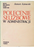 Polecenie służbowe w administracji
