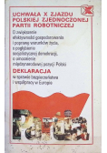 Uchwała X Zjazdu Polskiej Zjednoczonej Partii Robotniczej