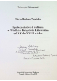 Społeczeństwo i kultura w Wielkim Księstwie Litewskim od XV do XVIII wieku