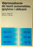 Wprowadzenie do teorii automatów języków i obliczeń
