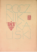 Rocznik Kaliski Tom IX