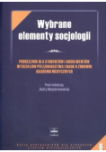 Wybrane elementy socjologii