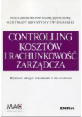 Controlling kosztów i rachunkowość zarządcza