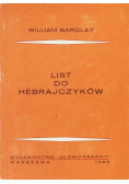 List do Hebrajczyków