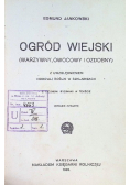 Ogród wiejski 1928 r.