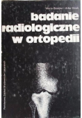 Badanie radiologiczne w ortopedii