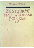 Ze studiów nad synodami polskimi