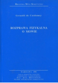 Rozprawa Fizykalna o mowie