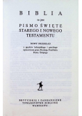 Biblia to jest Pismo Święte starego i Nowego testamentu