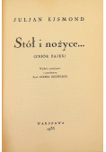 Stół i nożyce  1935 r.