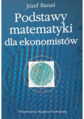 Podstawy matematyki dla ekonomistów