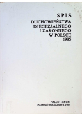 Spis duchowieństwa diecezjalnego i zakonnego w Polsce 1985