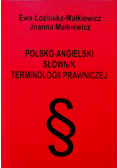 Polsko angielski słownik terminologii prawniczej