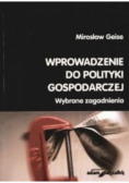 Wprowadzenie do polityki gospodarczej