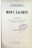 Mowy żałobne, 1909 r.