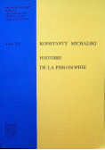 Histoire de la philosophie Tom XI