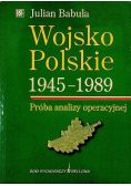 Wojsko polskie 1945-1989 Próba analizy operacyjnej