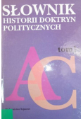Słownik historii doktryn politycznych Tom I