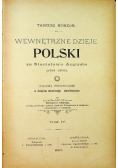 Wewnętrzne dzieje Polski za Stanisława Augusta Tom IV 1897 r.