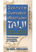 Sekrety Dawnych Mistrzów Taiji