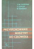 Przystosowanie maszyny do człowieka