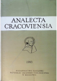 Analecta Cracoviensia Nr 25 / 93