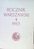 Rocznik Warszawski VI 1965