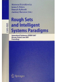 Rough Sets and Intelligent Systems Paradigms