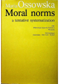 Moral norms a tentative systematization