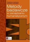 Metody badawcze w zarządzaniu humanistycznym
