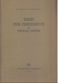 Wzory Pism Procesowych w sprawach karnych
